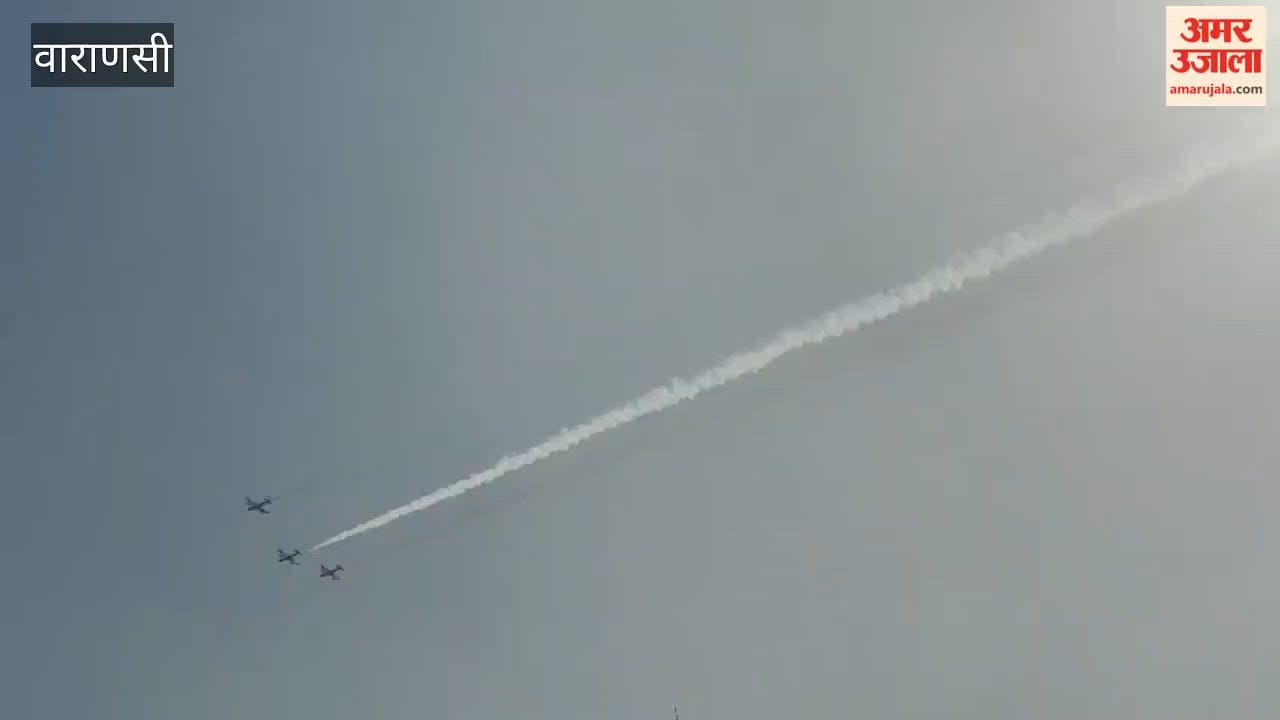 Grand commencement of an air show at Kashi’s Namo Ghat blend of security and enthusiasm