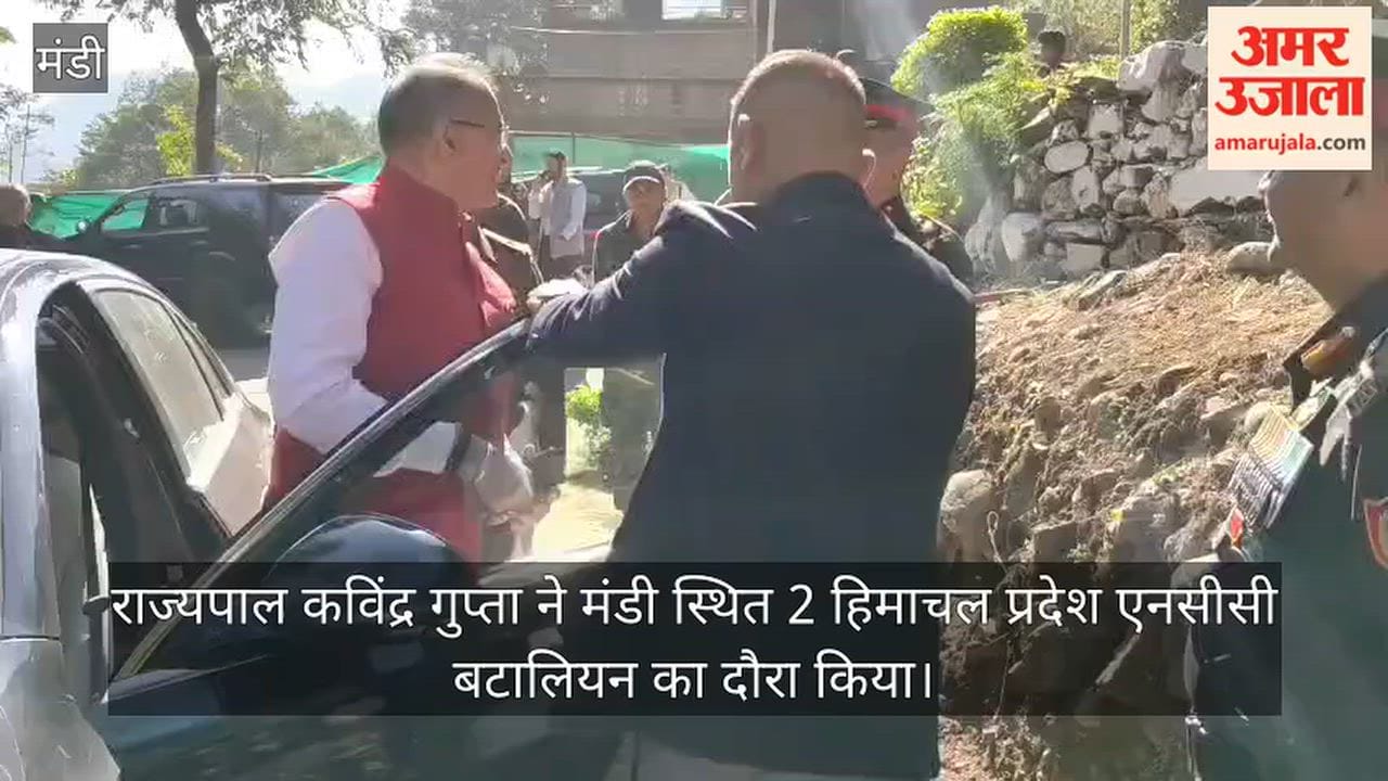 himachal governor kavinder gupta mandi ncc battalion sarv dharm sthal inauguration