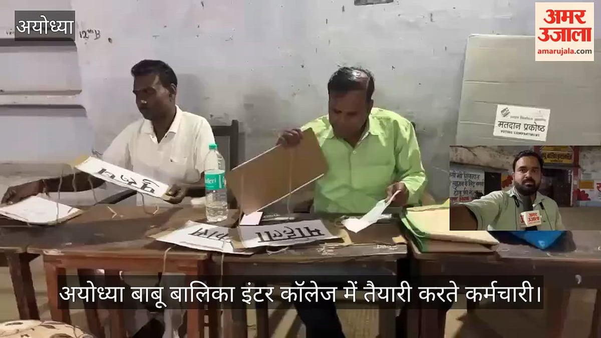 अयोध्या: शिक्षक चुनाव की तैयारी पूरी, 15 केंद्रों पर कल 3084 मतदाता करेंगे मतदान