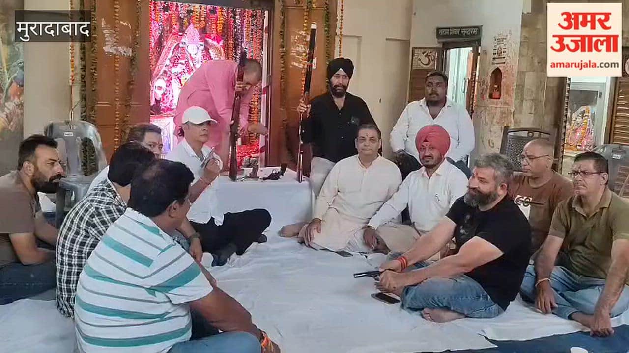 Weapon worship on Vijayadashami in Adarsh Nagar