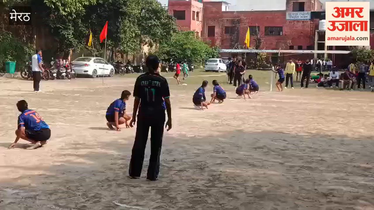 Meerut: District-Level Kho-Kho Championship Held at Ramsahay Inter College, Boys and Girls Showcase Sporting Talent