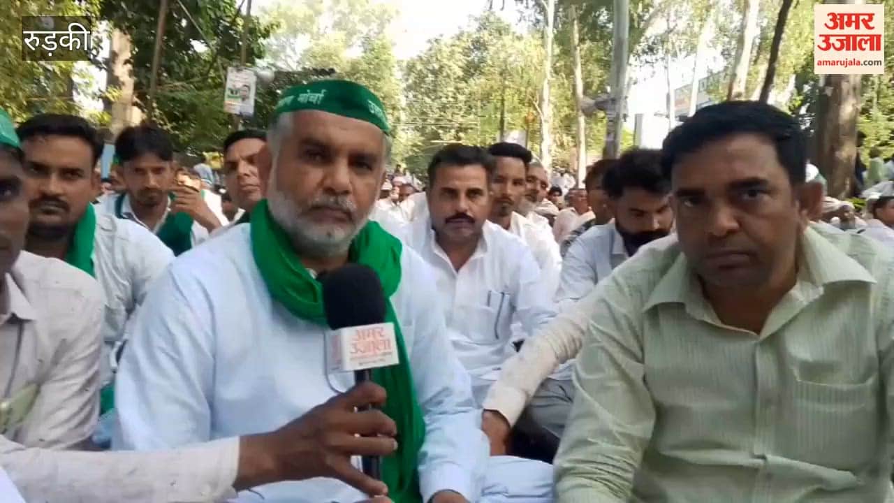 Farmers in Roorkee stage a road blockade over a six-point list of demands