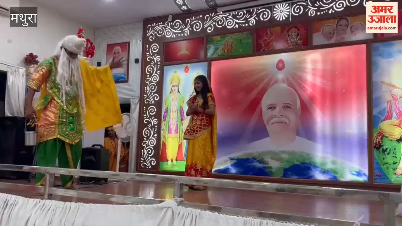 The Ravana of ego went up in roaring flames; Dussehra festival celebrated at the Brahma Kumaris Ashram.