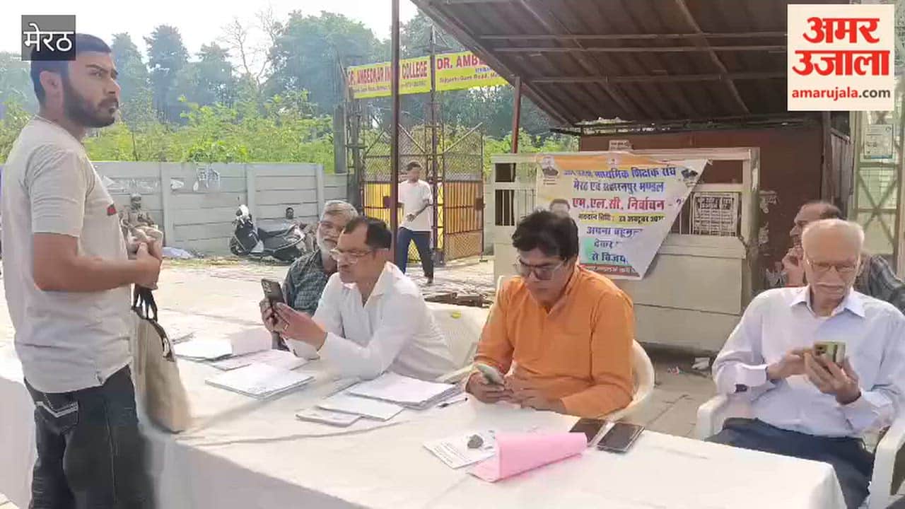 Meerut MLC Elections: Low Voter Turnout at Noon Despite Supporters Gathering at Candidates’ Booths