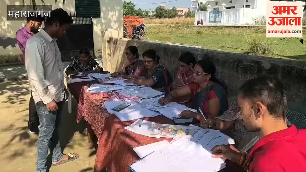 महराजगंज: पिपरदेऊरा में लगा मतदाता पुनरीक्षण शिविर