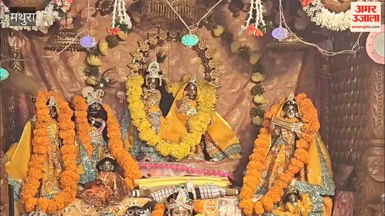 Eyes welled up with tears at the moment the vow was taken; everyone was reminded of Ramesh Baba as the Radharani Braj Chaurasi Kos Yatra commenced with a Kanya Pujan (worship of young girls).