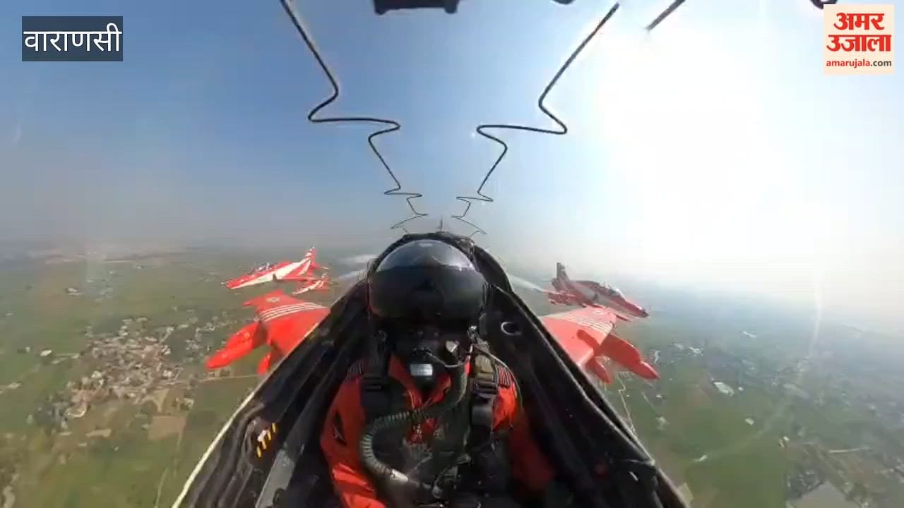 Indian Army excited about Kashi air show thrilling video from inside jet