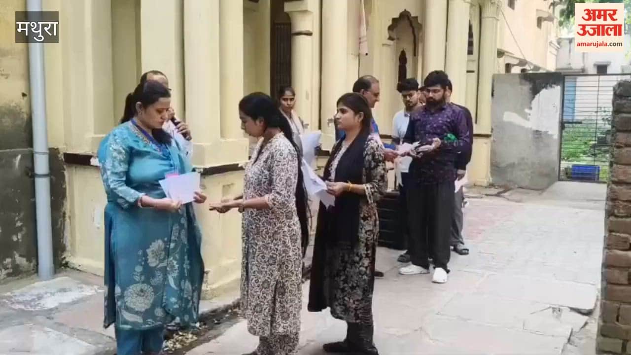 Tight security at centres for PET exam in Mathura