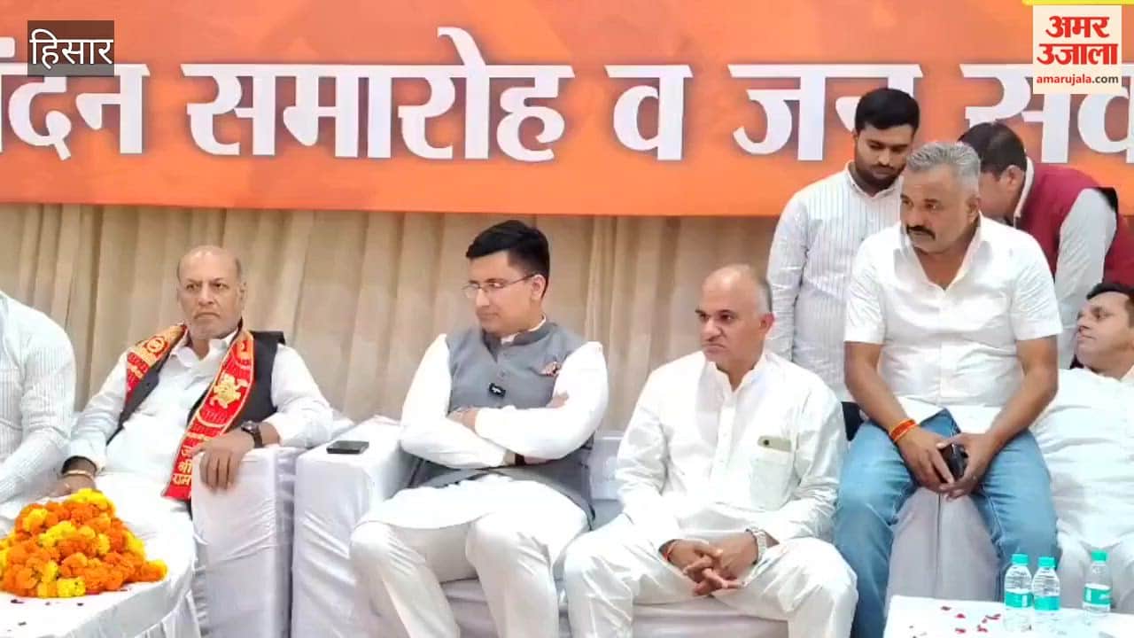 Siddharth Yadav welcomed in Hansi; sharp response to Congress's allegations of vote theft
