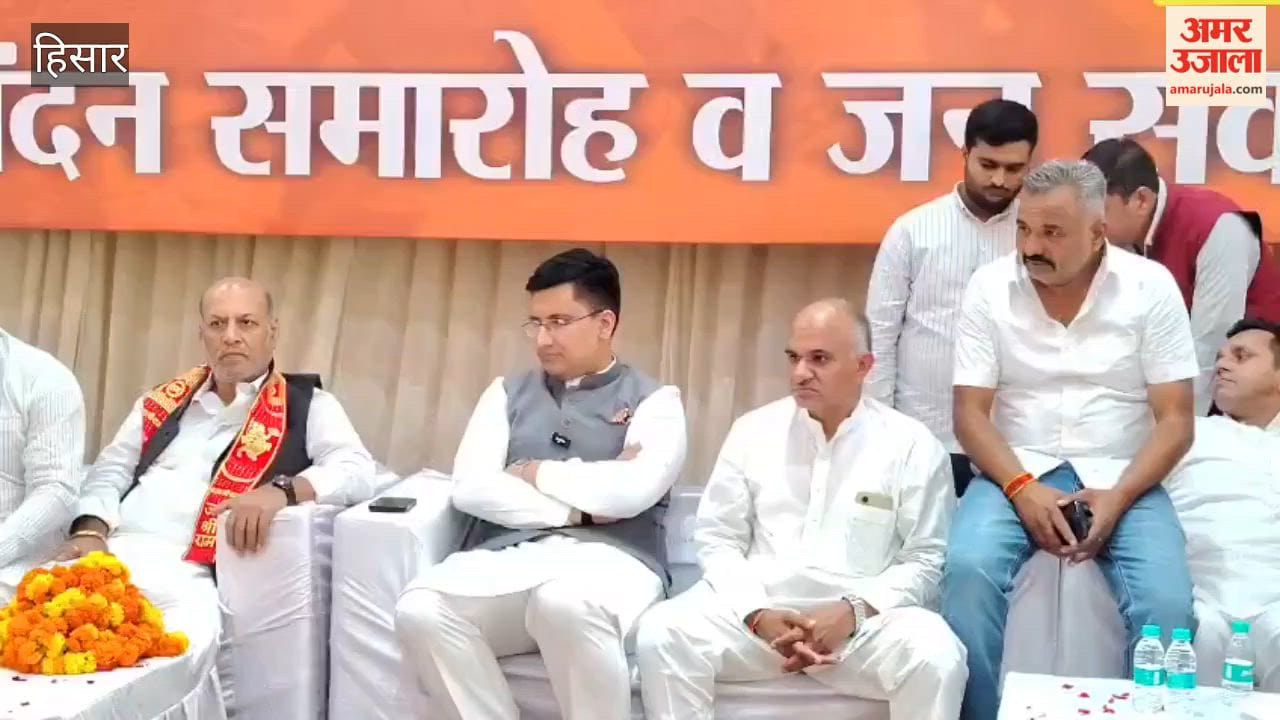 Siddharth Yadav welcomed in Hansi; sharp response to Congress's allegations of vote theft