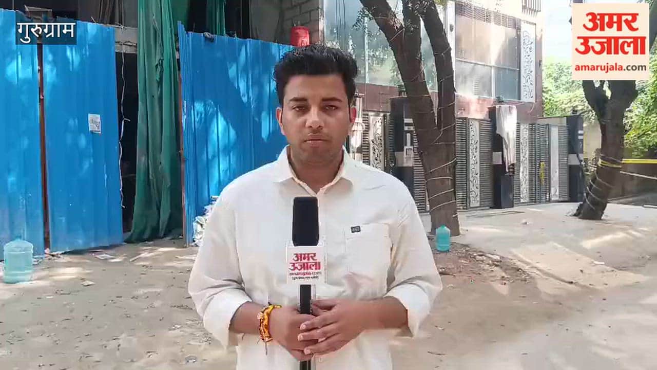 Work begins to straighten leaning building in Gurugram