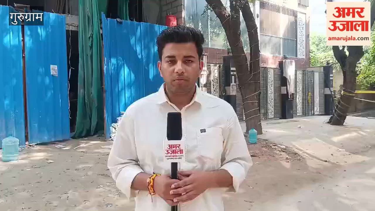 Work begins to straighten leaning building in Gurugram