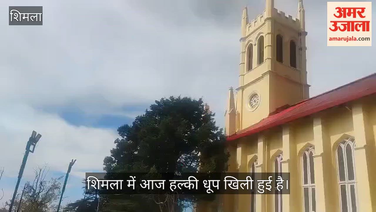 shimla weather update sunshine rain snowfall himachal october 24-25