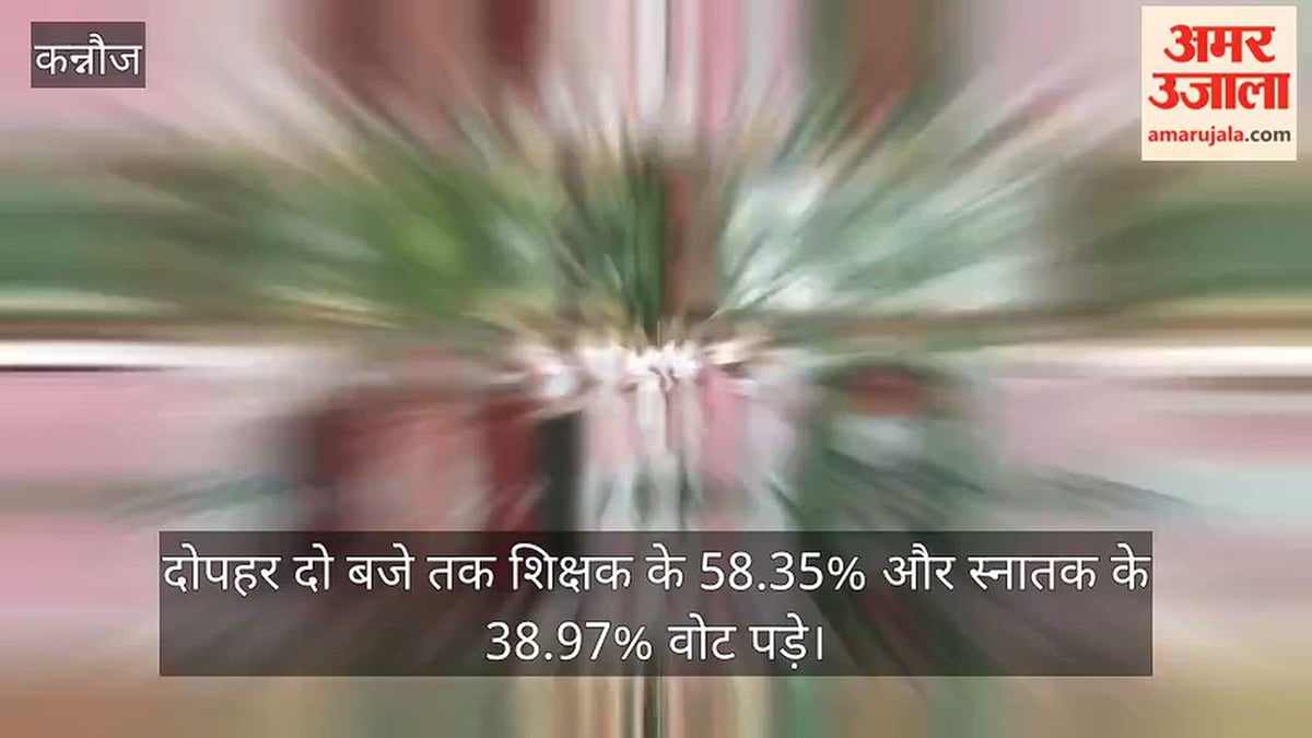 कन्नौज में एमएलसी चुनाव का उत्साह, तिर्वा और उमर्दा में मतदाताओं की लंबी कतारें