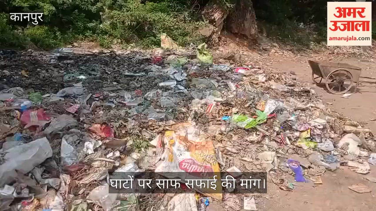 Kanpur Heaps of filth at Tulsiram Ghat; devotees dismayed