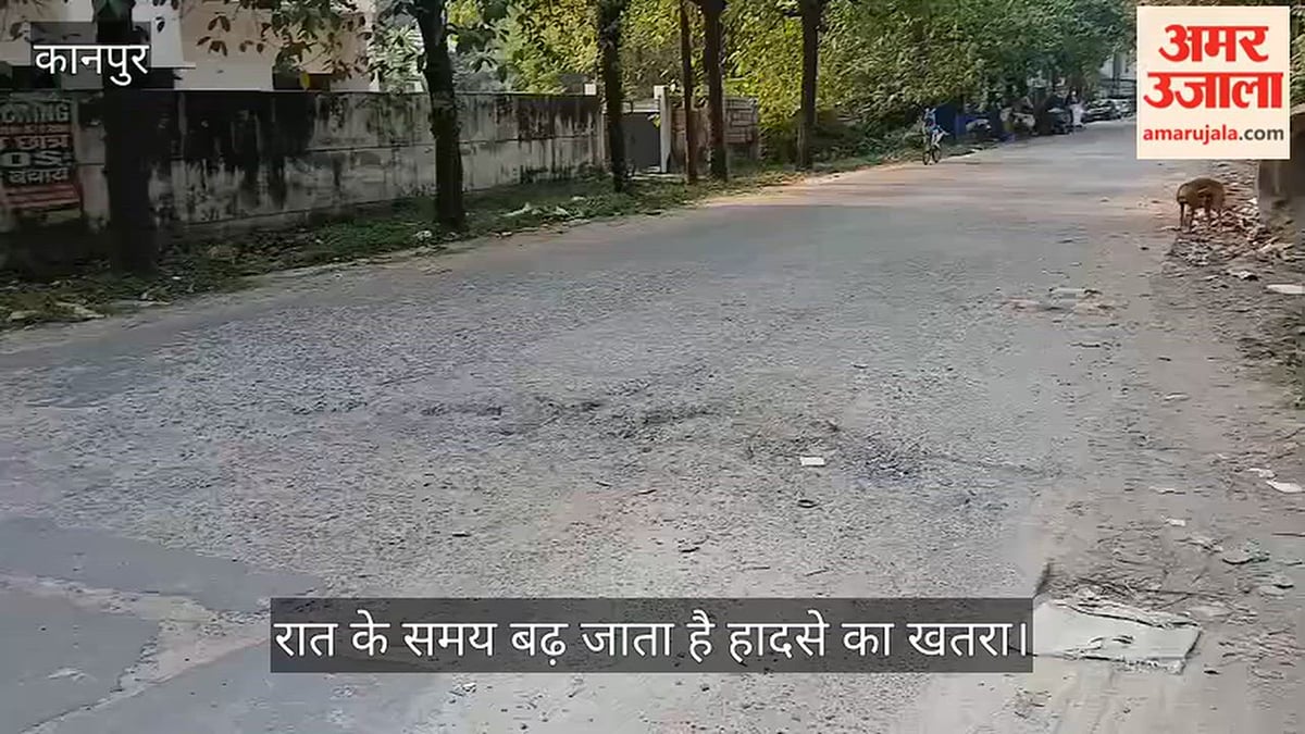 कानपुर: पनकी नहर से अर्मापुर नहर जाने वाली नहर पट्टी रोड जर्जर