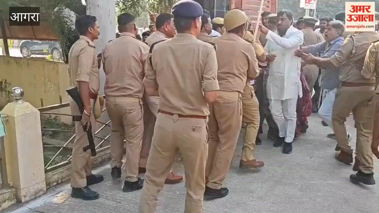 BJP and SP workers clash in Kishni in Mainpuri uproar