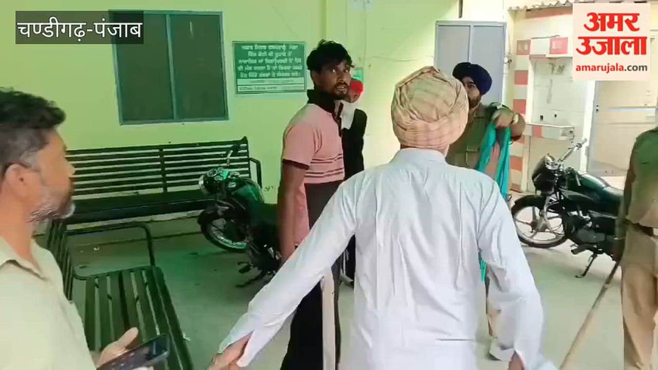 A young man stole a syringe from the operation theatre of Moga Civil Hospital and tried to flee, but was caught by a security guard