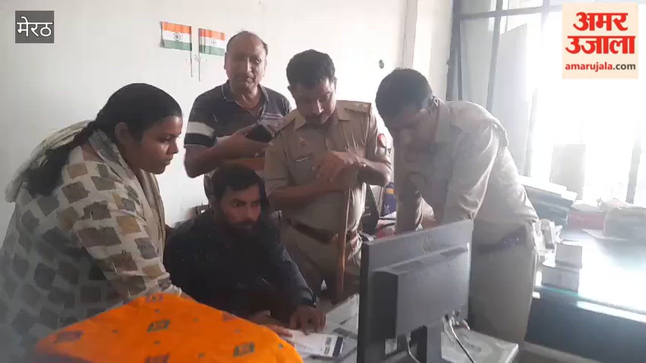 Meerut: Theft at Harish Plywood shop; thief captured on CCTV