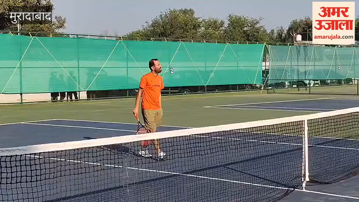 टेनिस प्रतियोगिता में खिलाड़ियों ने दिखाया दम