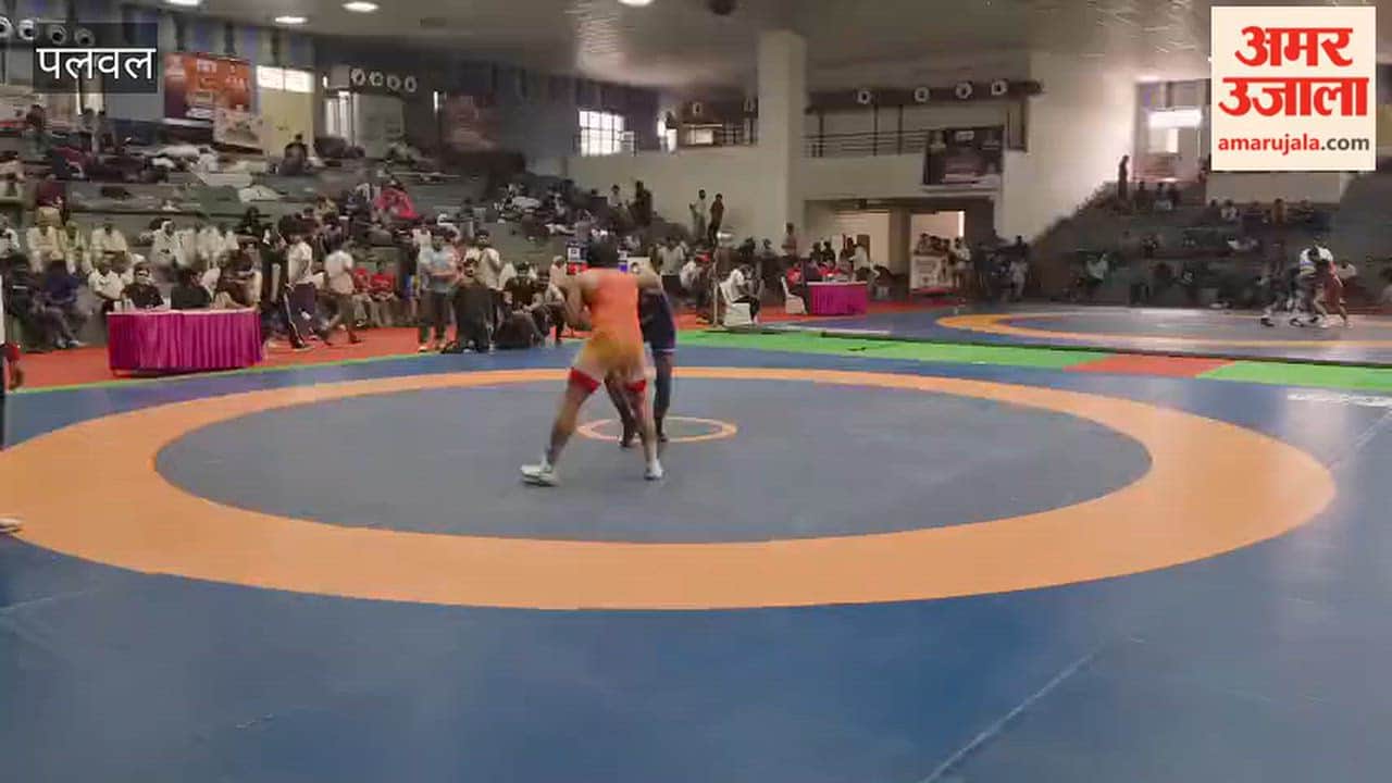 Wrestlers showcased their techniques on second day of Haryana Kesari Akhara dangal in Palwal