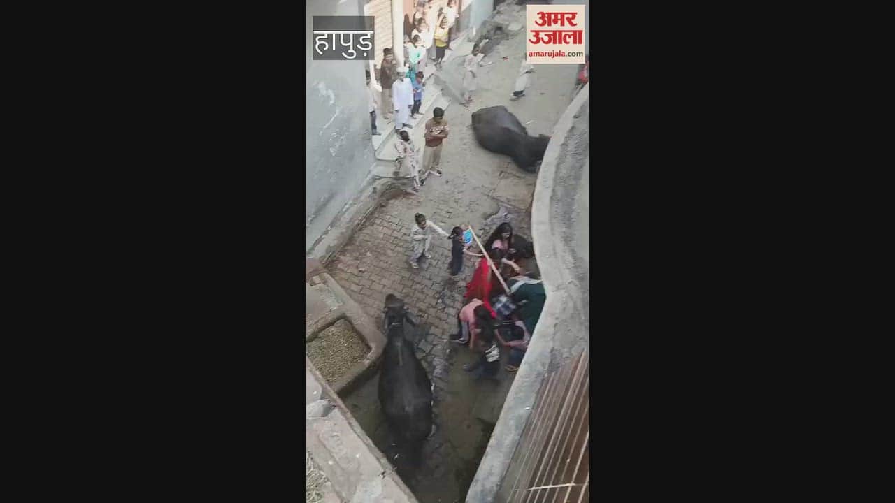 women clashed using sticks and staves following dispute between children In Garhmukteshwar