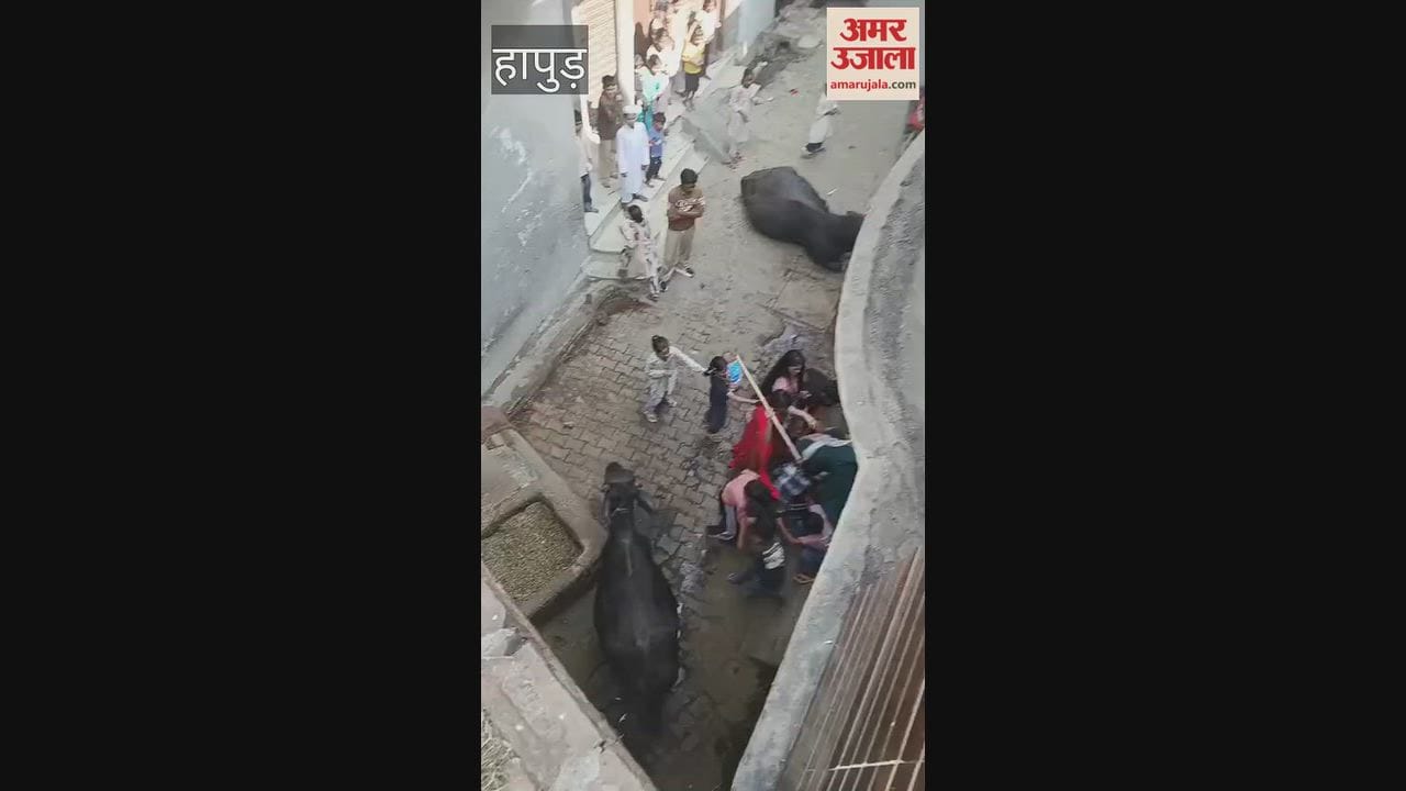 women clashed using sticks and staves following dispute between children In Garhmukteshwar