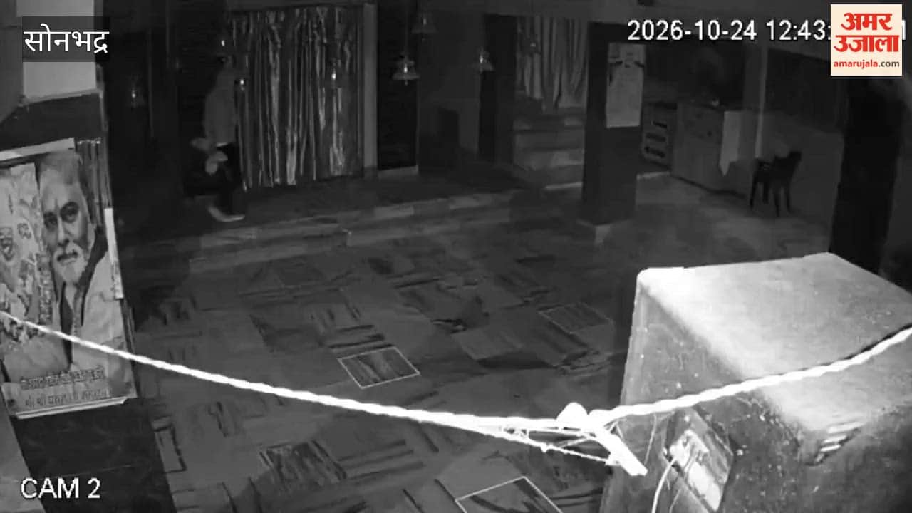 Theft at Maa Sharda Temple in Sonbhadra Idol of Laddu Gopal and a silver flute go missing