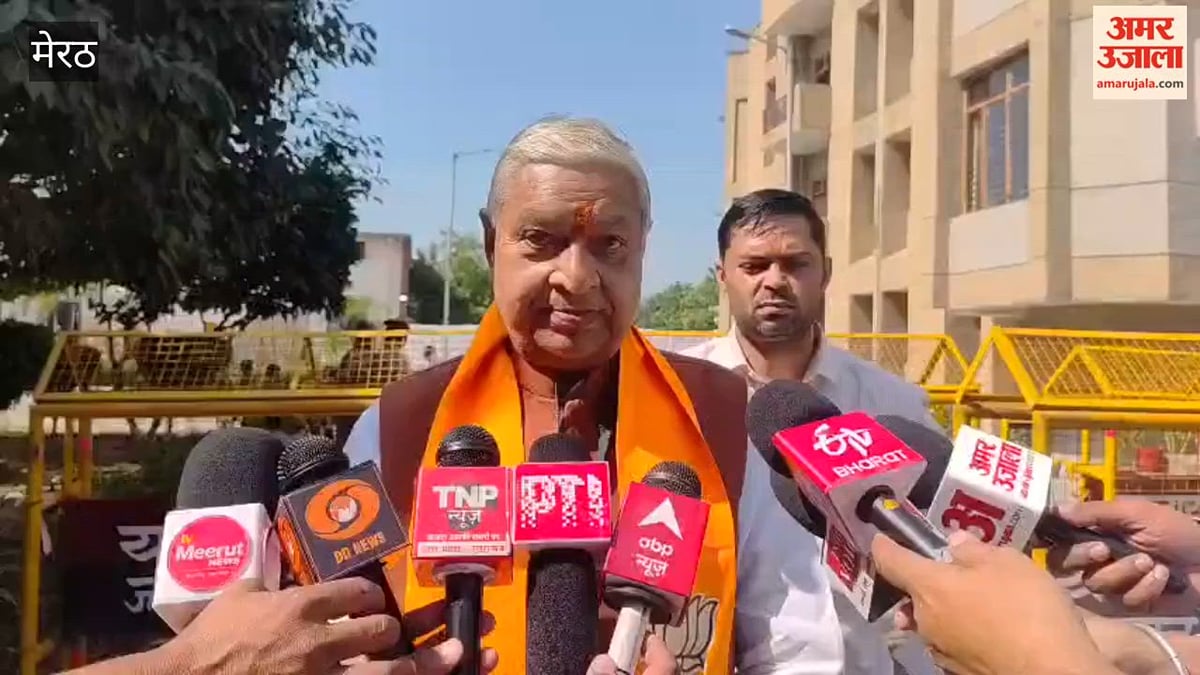 मेरठ: अपने कार्यकाल के काम नहीं गिना पाए भाजपा के स्नातक एमएलसी प्रत्याशी दिनेश गोयल, बोले- मोबाइल पर भेज देंगे लिस्ट