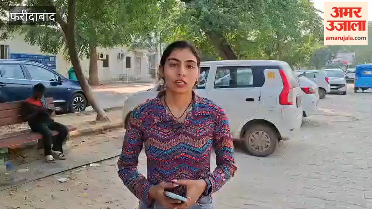 Faridabad Residents protest over maintenance charges and lack of parking