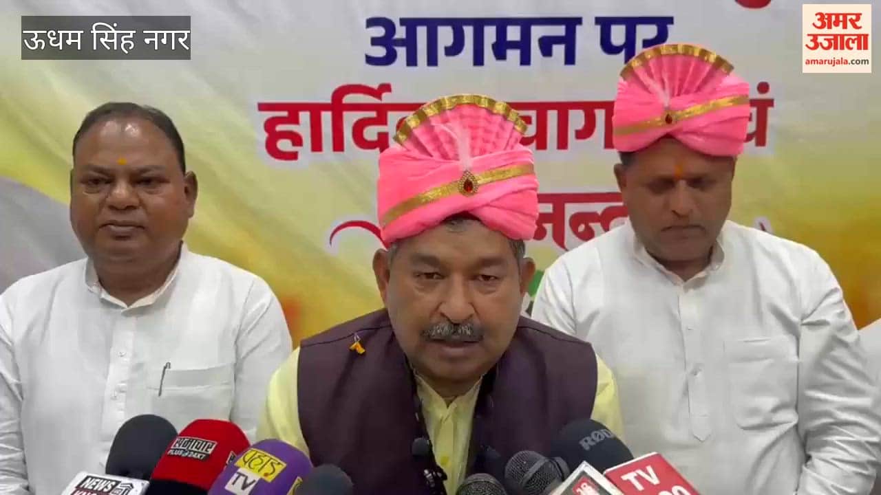 MP Dinesh Arya reached Rudrapur for the first time after becoming a Rajya Sabha member