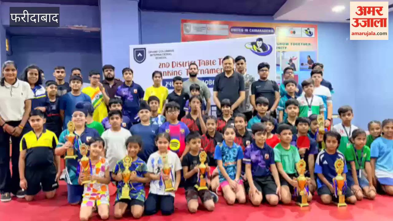 Players won 14 medals at Faridabad district-level table tennis tournament