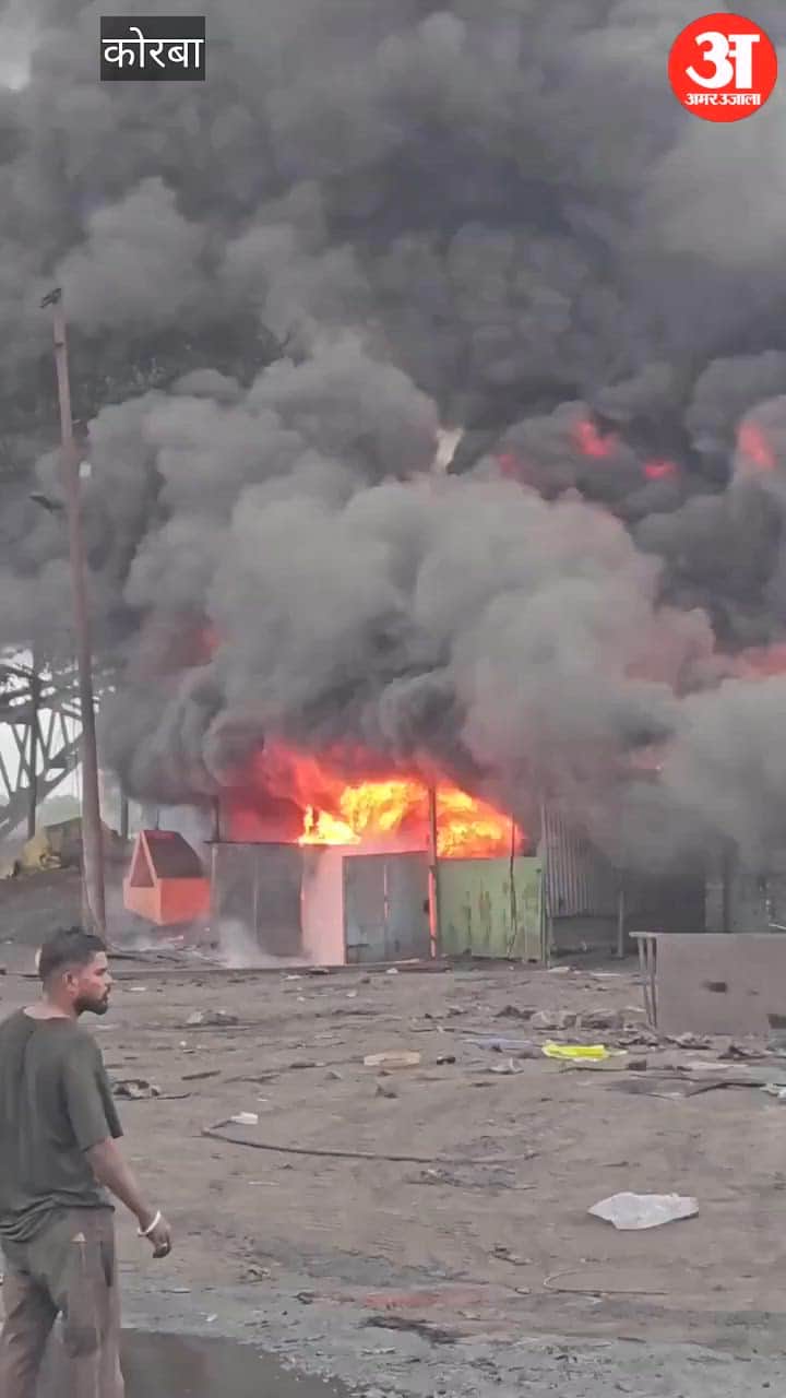 Major fire breaks out in three transformers at SECL Manikpur's SCC camp, controlled by two fire tenders,