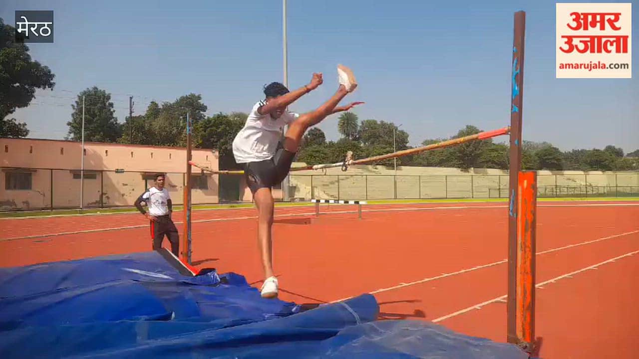 District-Level Athletics Selection Trials Held at Kailash Prakash Sports Stadium in Meerut