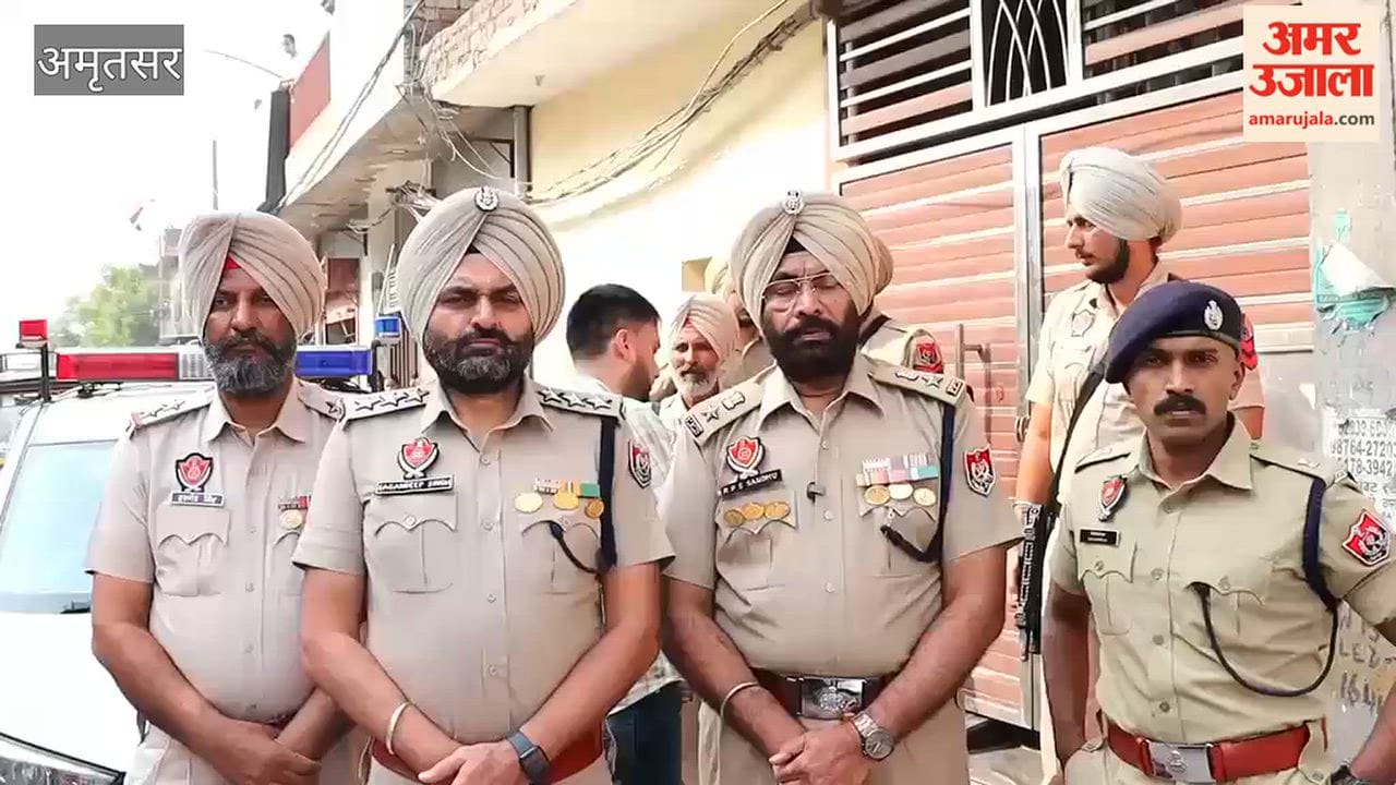 Police conduct 'CASO' (Cordon and Search Operation) in hotspot areas of Amritsar; DCP Ravinder Pal Singh Sandhu provides details.