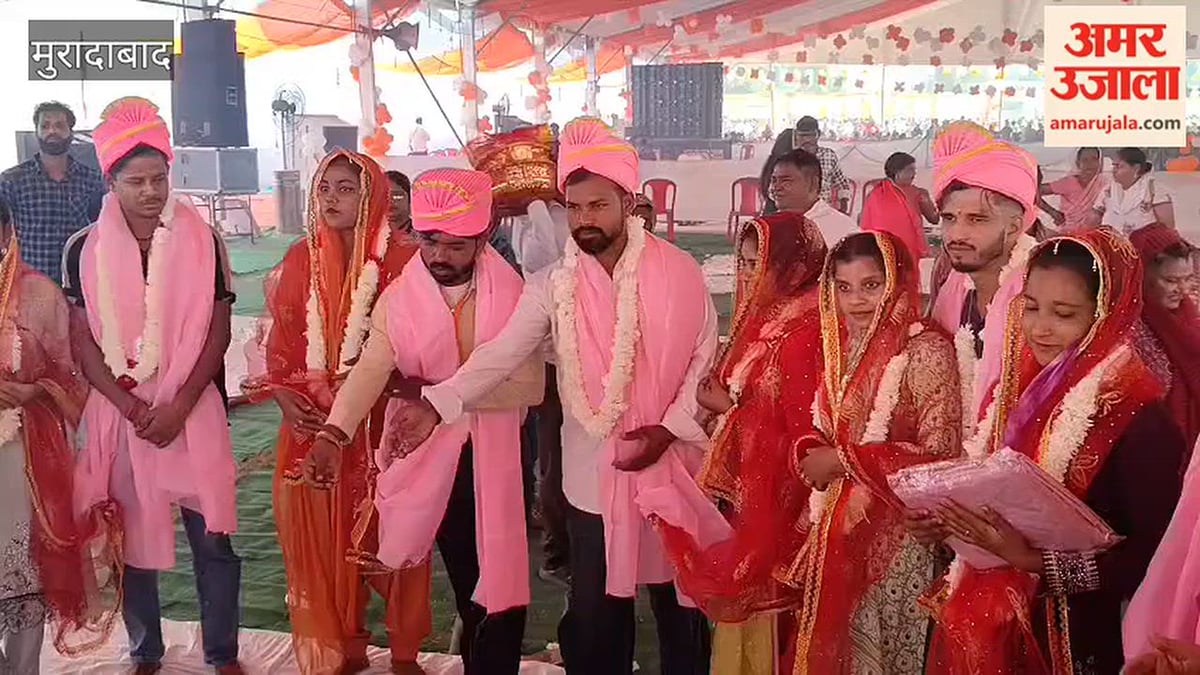 मुख्यमंत्री सामूहिक विवाह योजना में 315 जोड़ों ने थामा एक-दूजे का हाथ