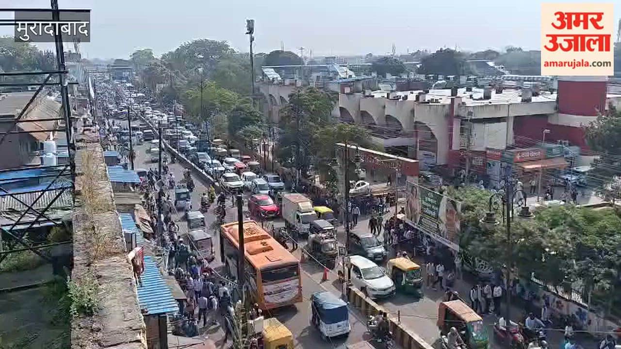 Crowds swarmed the railway station and traffic jams clogged the roads after the examination concluded