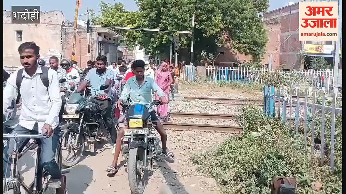रेलवे के पुनरीक्षण कार्य के लिए 41ए फाटक को किया गया बंद; VIDEO