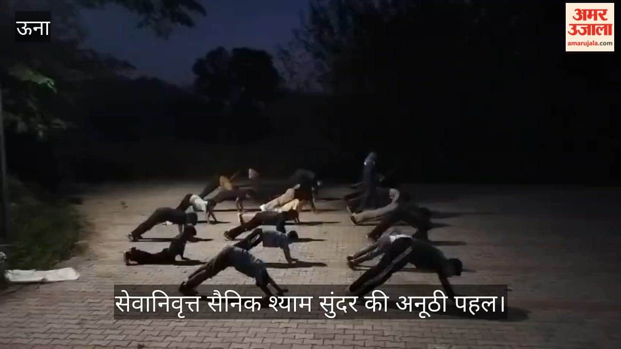 Retired soldier Shyam Sundar’s unique initiative—he has been providing free training to youth for army and police recruitment for the past four to five years.