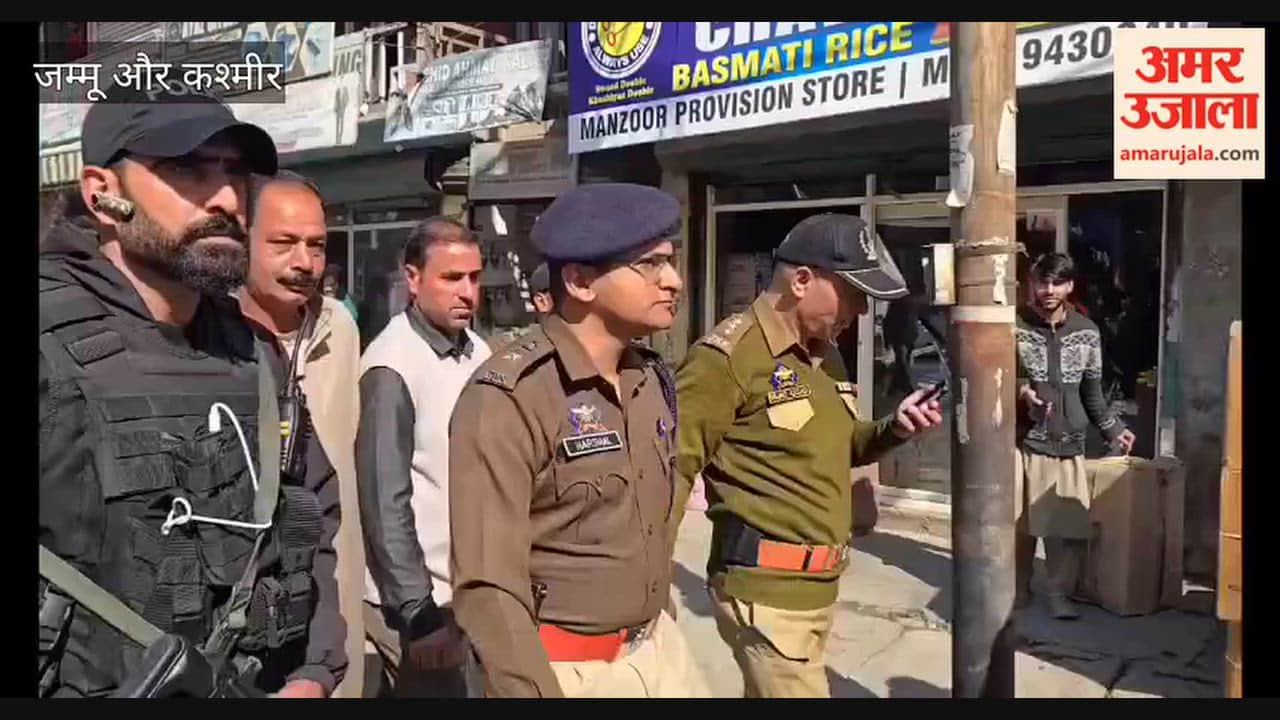 Ganderbal Police hold a foot march on Sardar Patel’s birth anniversary