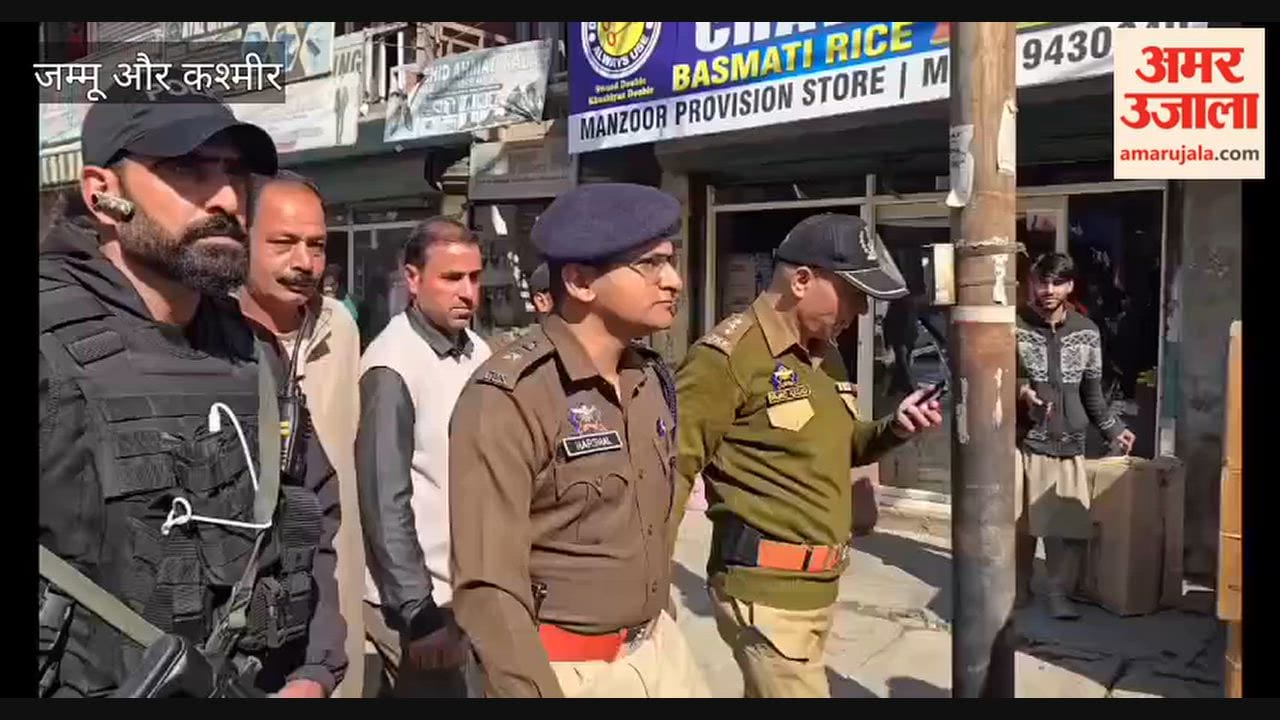 Ganderbal Police hold a foot march on Sardar Patel’s birth anniversary