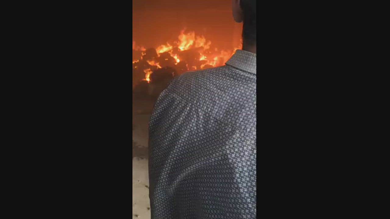 Massive Fire at Rice Mill in Kanker Kulgaon Caused by Short Circuit